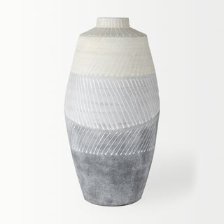 Blume Off-White w/ Gray Textured Vase Alternative Image