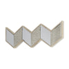 Cheveronna Light Brown Wood Frame Mirror Main Image