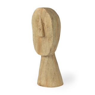 Ivan Large Wooden Head Sculpture Main Image