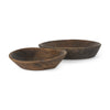 Nikita Large Medium Brown Reclaimed Wood Bowls Main Image