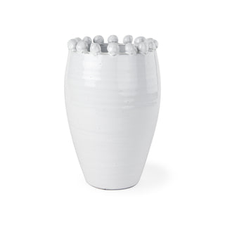 Basin Medium Off-White Glazed Vase Main Image