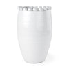 Basin Large Off-White Glazed Vase Main Image