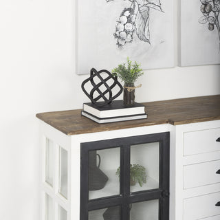 Willem I Black Metal Open Cube Decor Object Lifestyle Image Feature