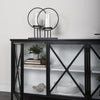Saturn I Small Black Metal Table Candle Holder Lifestyle Image Feature