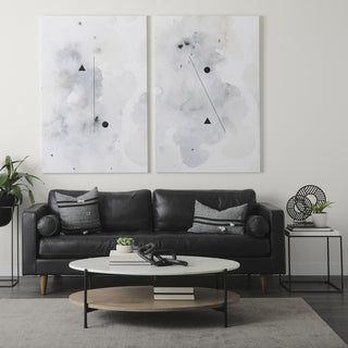 Micra Matte Black Metal Decorative Object on a Stand Lifestyle Image Feature