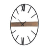 Roman Round Oversize Industrial Wall Clock Main Image