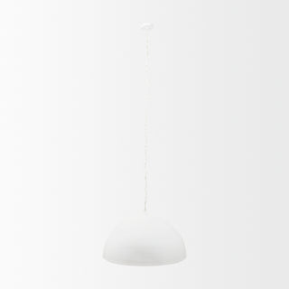 Juniper Round White Dome Pendant Light Alternative Image