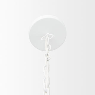 Juniper Round White Dome Pendant Light Alternative Image