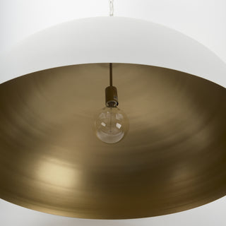 Juniper Round White Dome Pendant Light Alternative Image