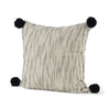 Roan Light Brown Wood Beaded Wall Mirror Main Image