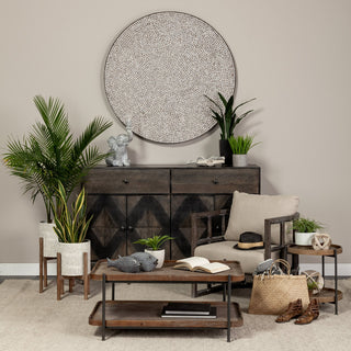 Mercana Into the Abyss 70613 Brown Wall Art Lifestyle Image