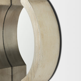 Tamanar Champagne Wood Frame Mirror Alternative Image