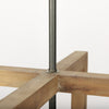 Kiley Warm Wood Basket Lantern Pendant Light Alternative Image