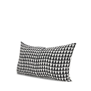 Jolie Cream w/ Black Print Linen Lumbar Decorative Pillow Cover Main Image