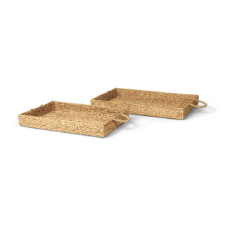 Hona Large Recatangular Nesting Water Hyacinth Trays Main Image