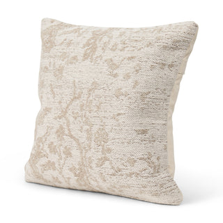 Khloe Cream Square Pillow Cover Main Image