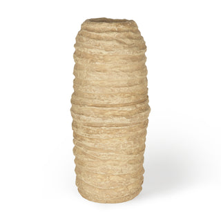Kamli Large Beige Paper Mache Vase Main Image
