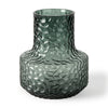 Jolene Short Green Glass Vase Main Image