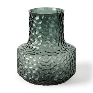 Jolene Short Green Glass Vase Main Image