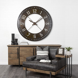 Newcastle Giant Oversize Industrial Wall Clock Lifestyle Image Feature