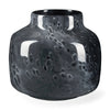 Masai Small Black Mottled Glass Vase Main Image