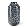 Masai Medium Black Mottled Glass Vase Main Image