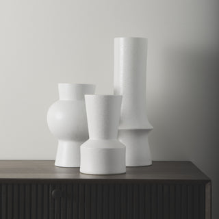 Laforge White Ceramic Vase Lifestyle Image Feature