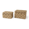 Hanalei Seagrass Boxes with Lids Main Image