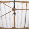 Rhone Gold Metal and Wood Beaded Chandelier Alternative Image