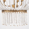 Rhone Gold Metal and Wood Beaded Chandelier Alternative Image
