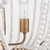 Rhone Gold Metal and Wood Beaded Chandelier Alternative Image