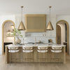 Fenton Gold W/Gold Accents Pendant Light Lifestyle Image Feature