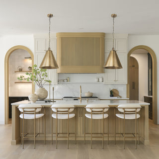 Fenton Gold W/Gold Accents Pendant Light Lifestyle Image Feature