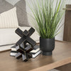 Abel (Large) Black Metal Jack W/ Gold Accents Lifestyle Image Feature