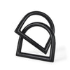 Locke Large Matte Black Metal Decorative Object Main Image