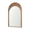 Celeste Light Brown Wood Medium Arched Mirror Main Image