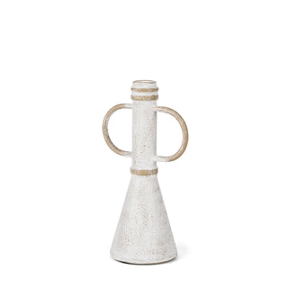 Ziva Small Distressed Wall White Metal Sculptural Object Main Image