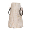 Monique Large Light Brown w/ Handles Wood Pot Main Image
