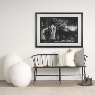 Patrice Cream With Gray Stripes Decorative Pillow Cover Lifestyle Image Feature