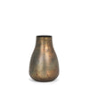 Devi Short Oxidized Gold Metal Vase Main Image