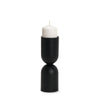 Qamra Medium Black Metal Pillar Candle Holder Main Image