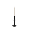 Qwin Matte Black Cast Aluminum Short Candle Holder Main Image