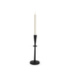 Qwin Matte Black Cast Aluminum Medium Candle Holder Main Image