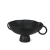 Radka Large Matte Black Metal Decorative Bowl Main Image