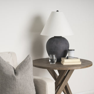 Mercana Marvin 70166 Black Lamp Lifestyle Image