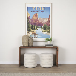 Bala Large Gray Paper Mache Vase Lifestyle Image