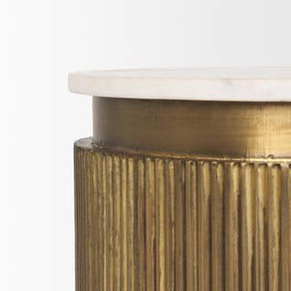 Mercana Satima 70777 Gold/White Furniture Alternative Image