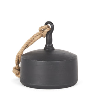 Quincy Large Matte Black Metal Decorative Bell Object Main Image