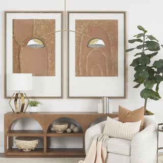 Mercana Cybill 70466 Gold Lamp Lifestyle Image