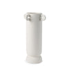 Dylan Tall Textured Off White w/ Handles Ceramic Vase Main Image